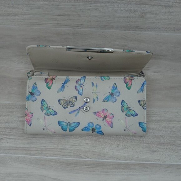 Mundi Cares Bufferfly Crossbody Purse RFID Protected/NWT - Picture 5 of 13